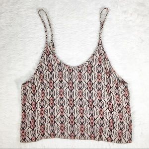 🔥2 for $15🔥Brandy Melville Aztec Print Crop Tank